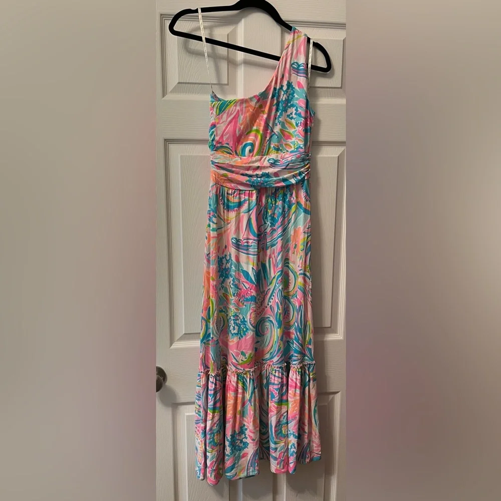 Lilly Pulitzer One Shoulder Dress - Picture 7 of 7